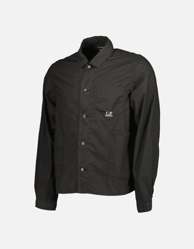 Popeline Embroidered Logo Shirt