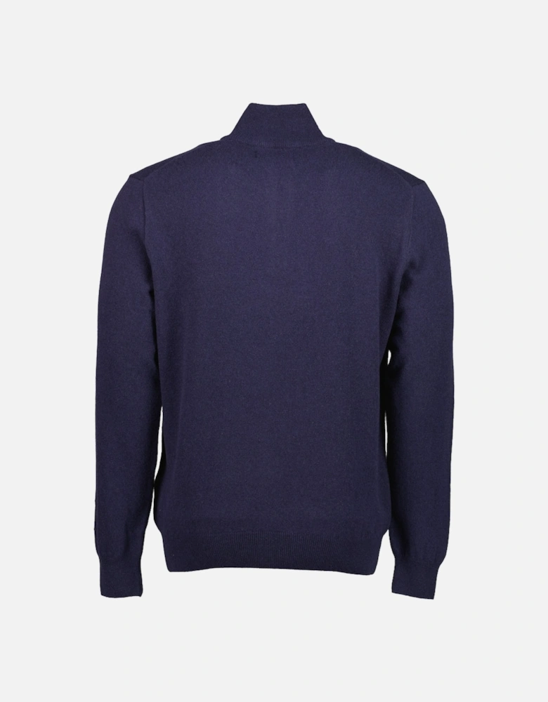 Merino Wool Quarter Zip Jumper
