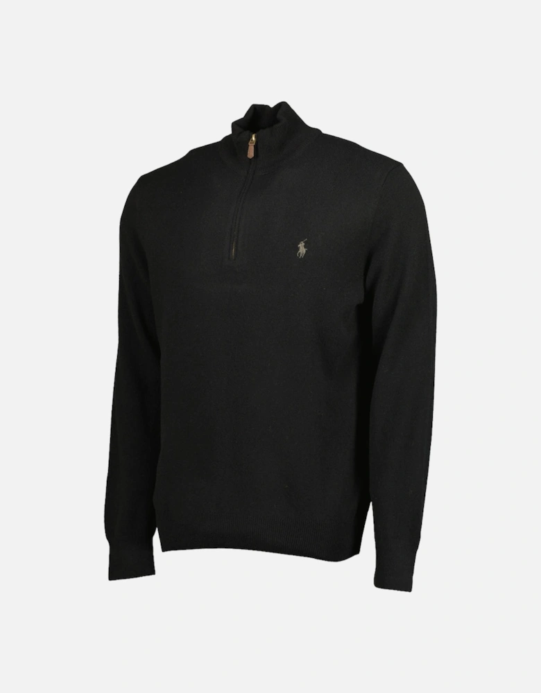 Merino Wool Quarter Zip Jumper