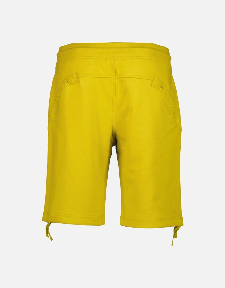 Diagonal Fleece Lens Sweat Shorts