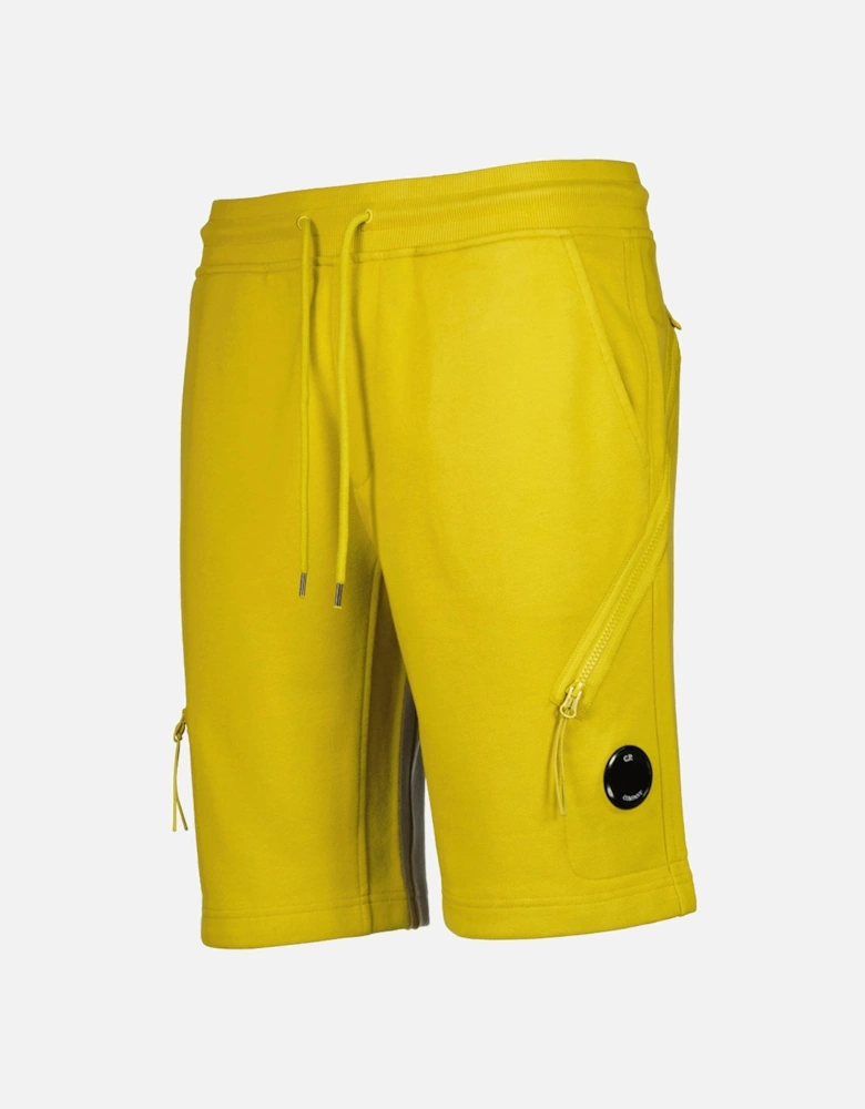 Diagonal Fleece Lens Sweat Shorts