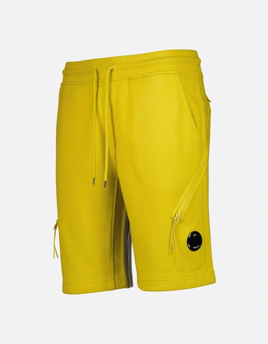 Diagonal Fleece Lens Sweat Shorts