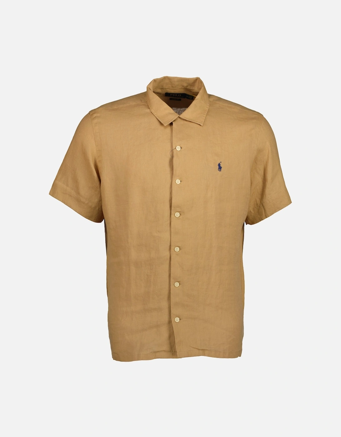 Classic Fit Short Sleeve Linen Shirt, 4 of 3