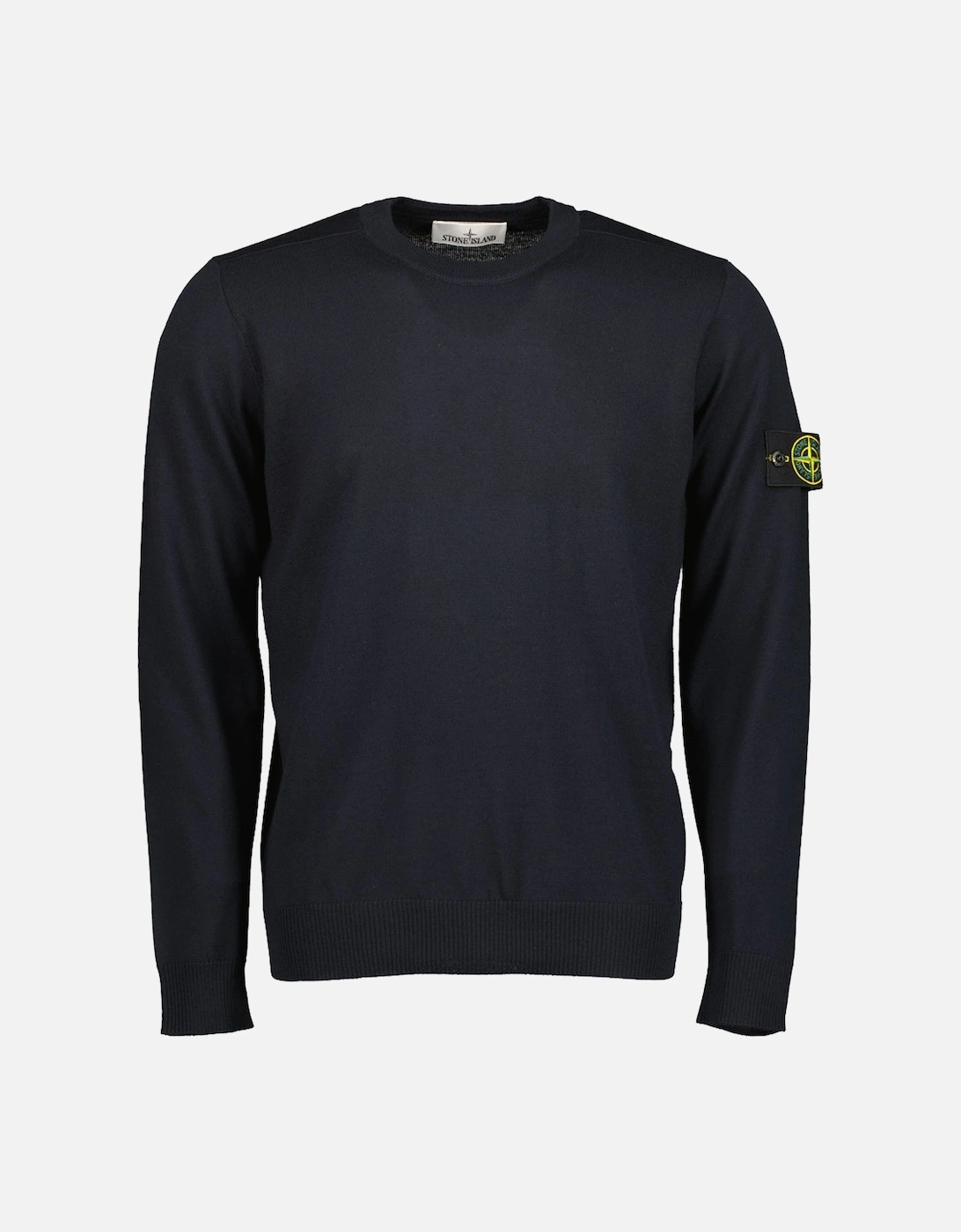 Stone Island Men's Light RWS Pure Wool Knitted Sweatshirt - Navy - Size: 36