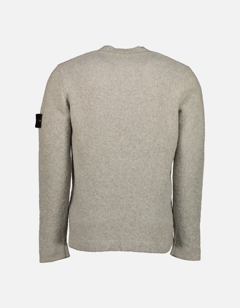 Brushed Texture Crewneck Jumper