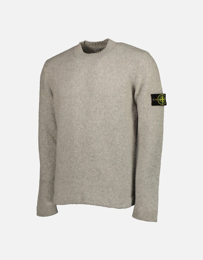 Brushed Texture Crewneck Jumper