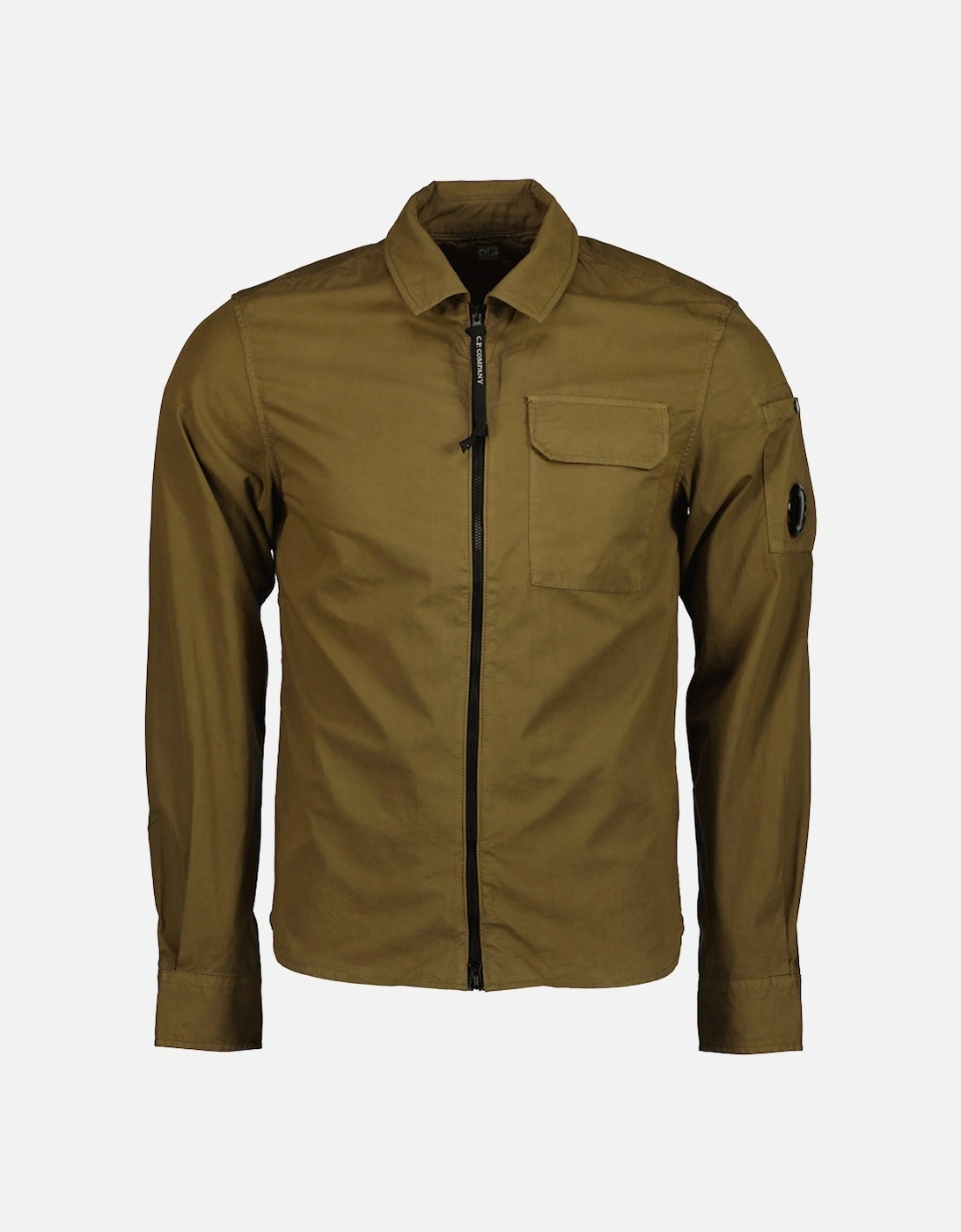 Junior Gabardine Zip Up Lens Overshirt, 5 of 4