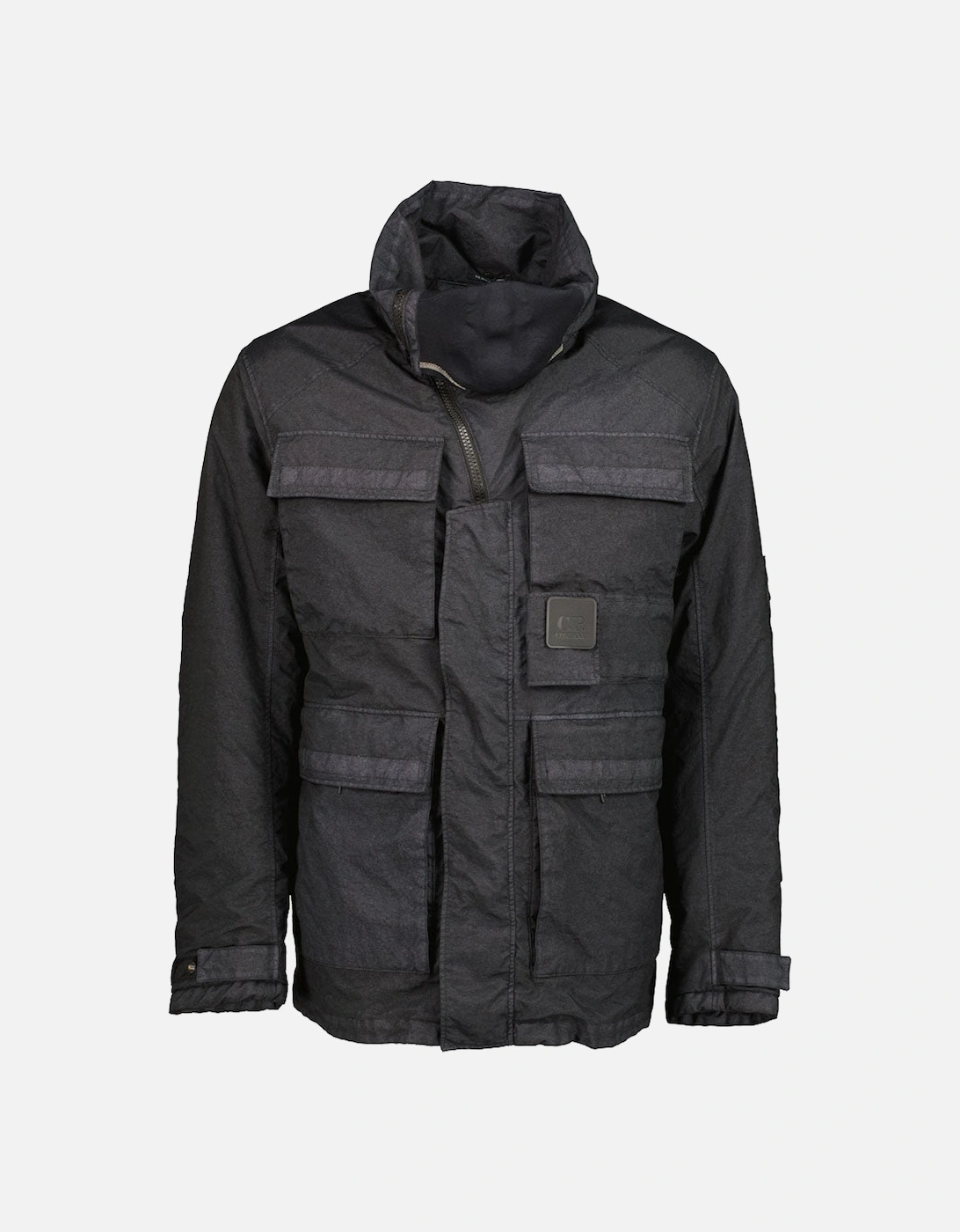 Cp Company Men's Black Padded Metropolis Co-Ted Jacket - Size: Regular/34