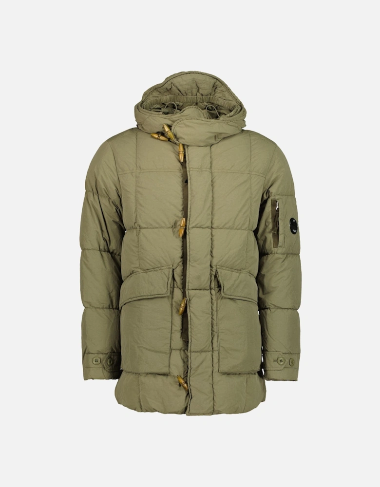 Long Flatt Nylon Down Lens Jacket