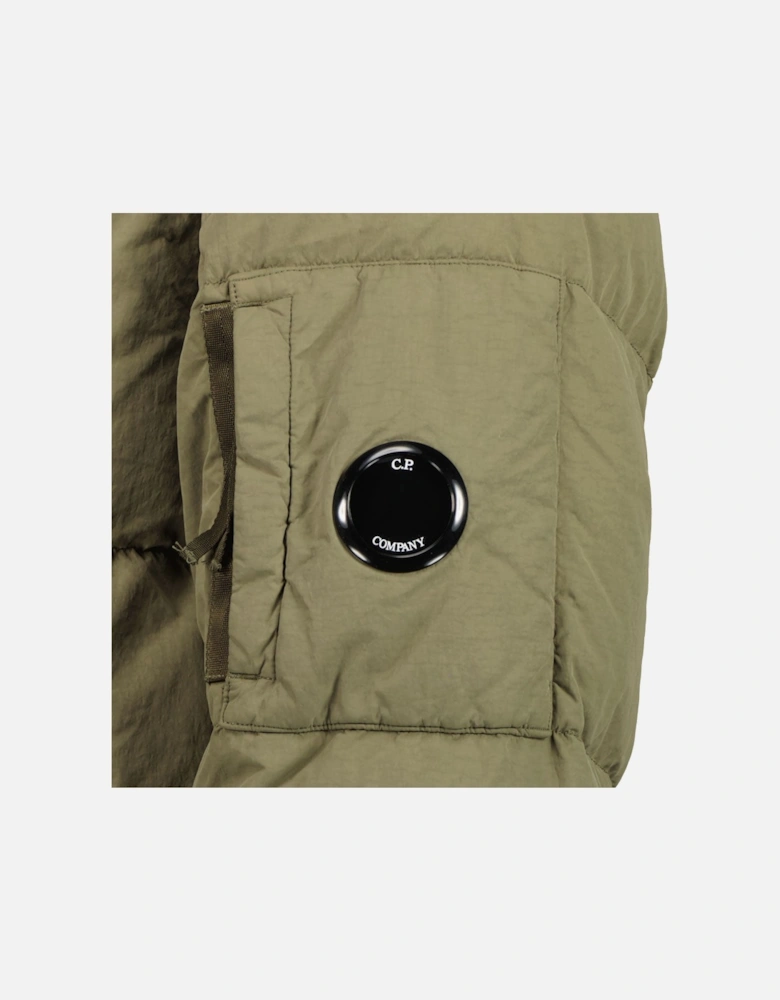 Long Flatt Nylon Down Lens Jacket