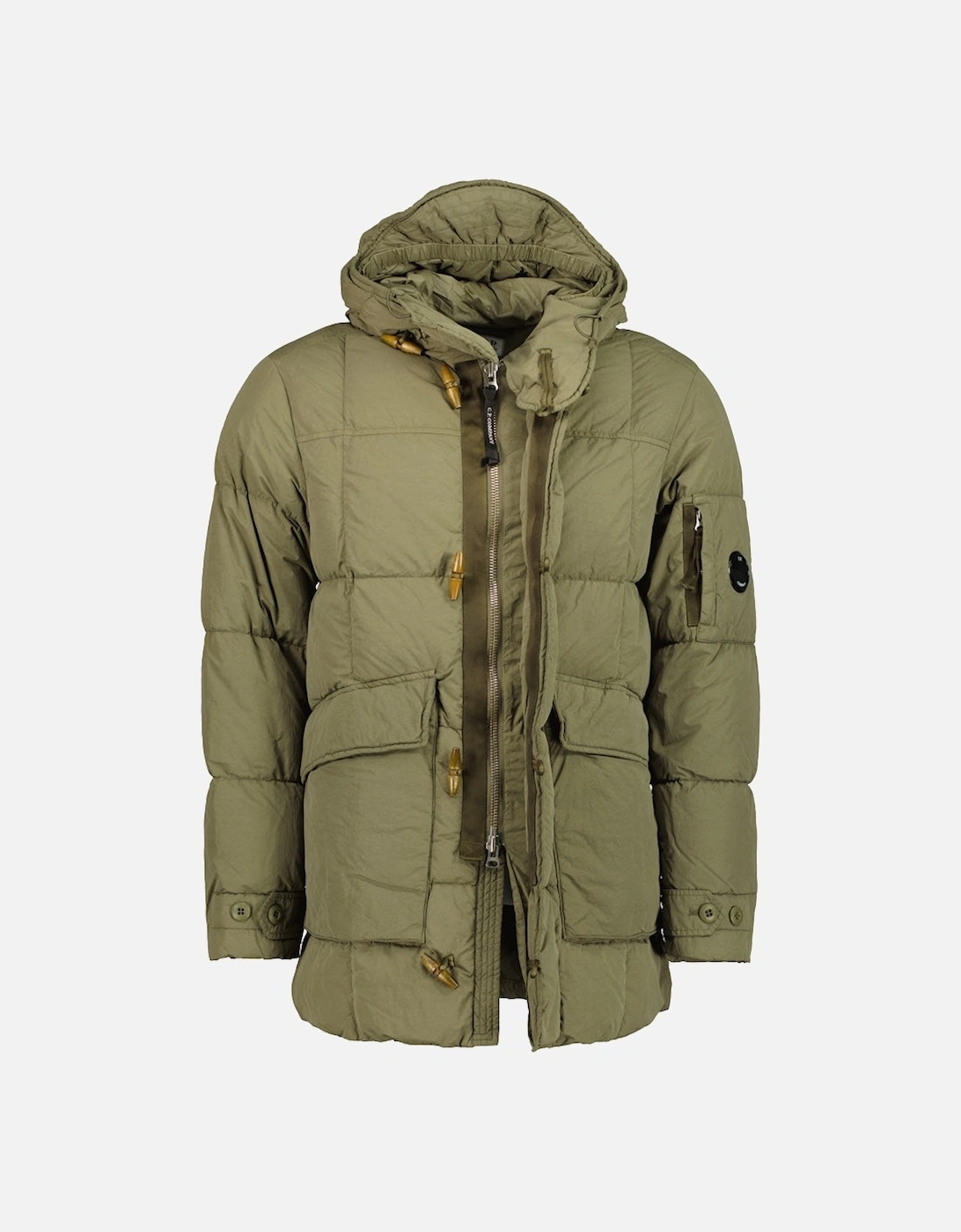 Long Flatt Nylon Down Lens Jacket