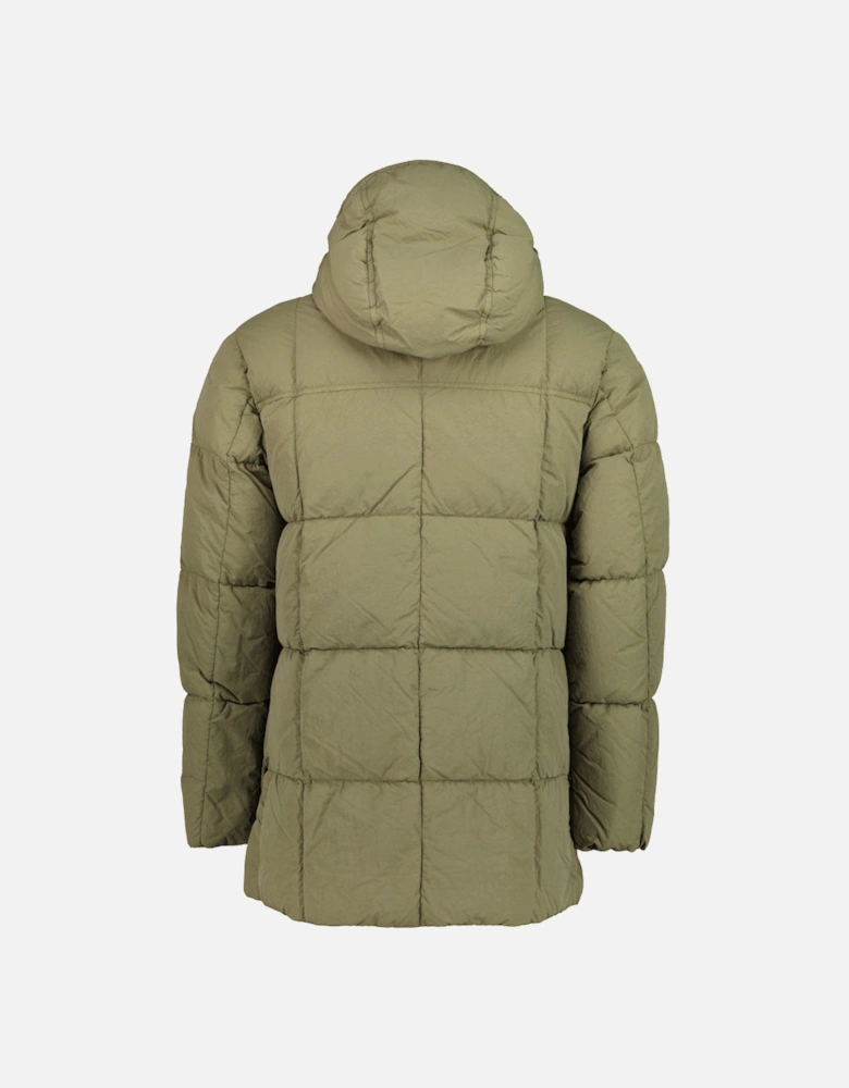 Long Flatt Nylon Down Lens Jacket