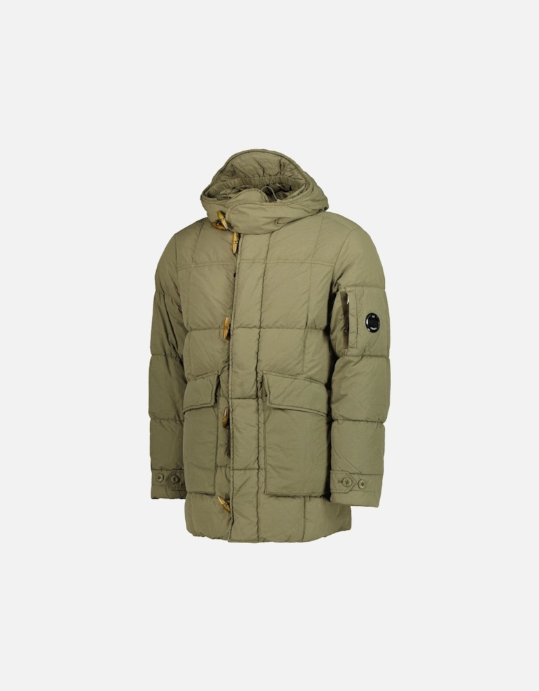 Long Flatt Nylon Down Lens Jacket