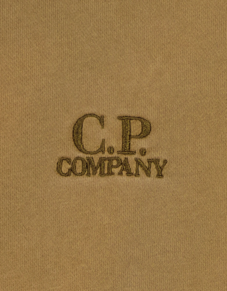 Brushed Fleece Resist Dyed Logo Sweat