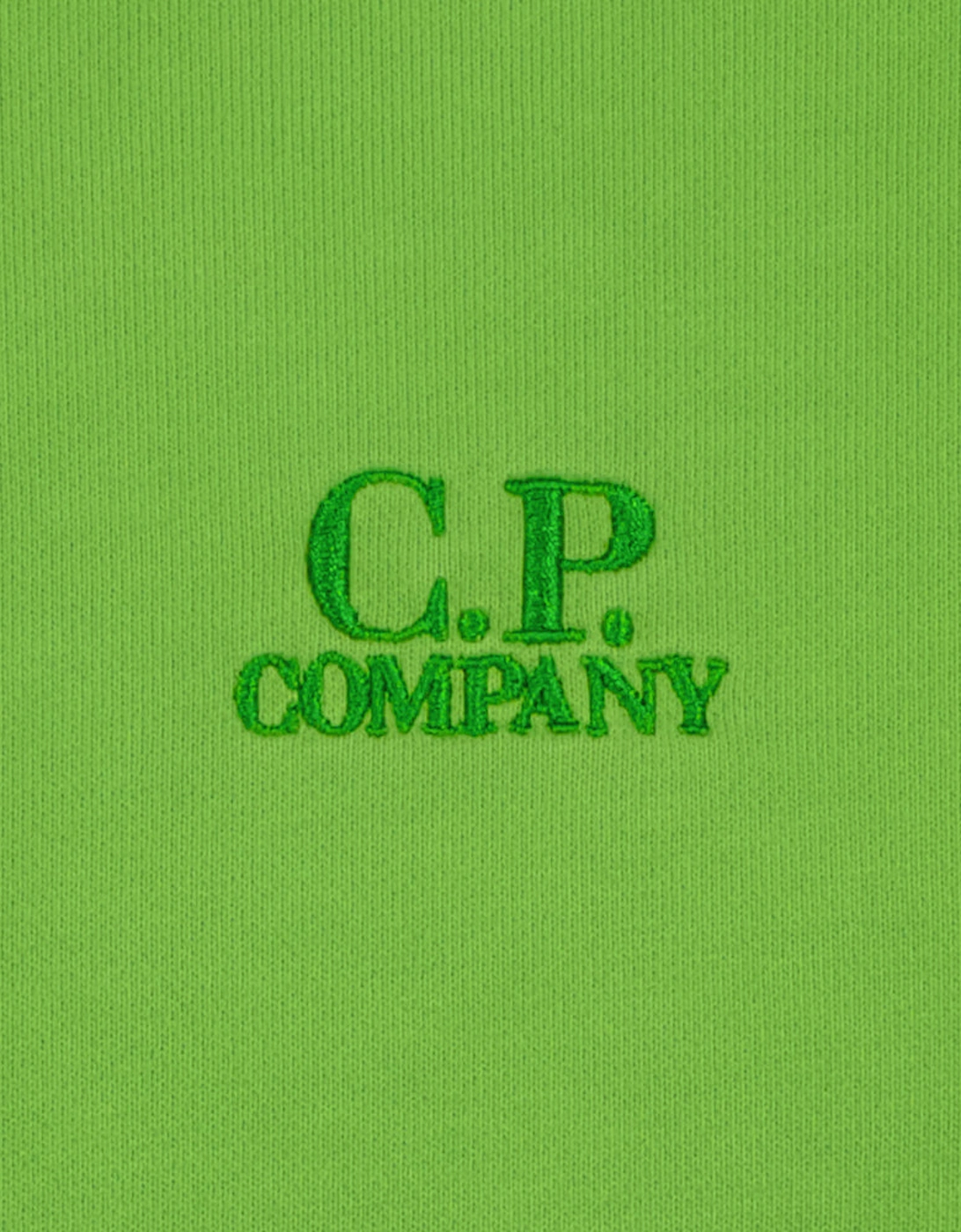 Brushed Fleece Resist Dyed Logo Sweat