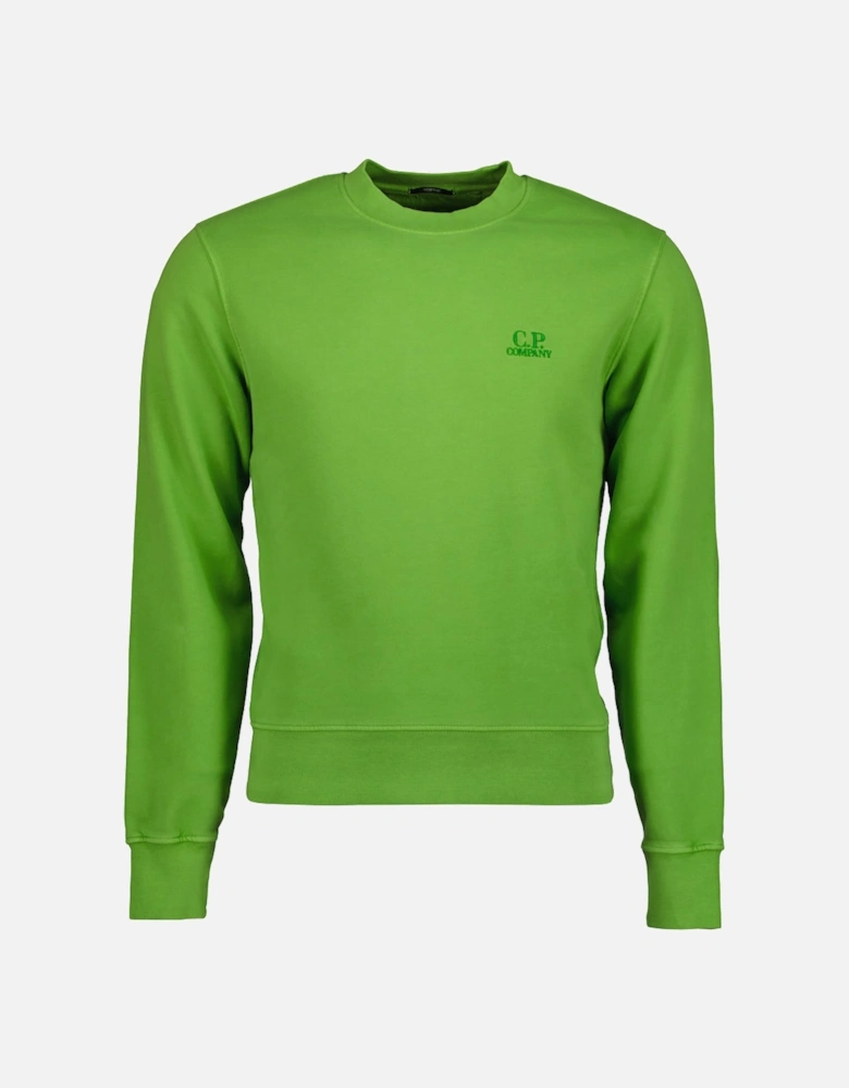 Brushed Fleece Resist Dyed Logo Sweat