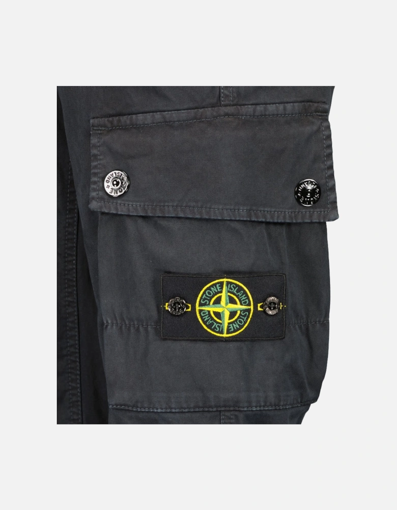 Stretch Cotton Cargo Pants