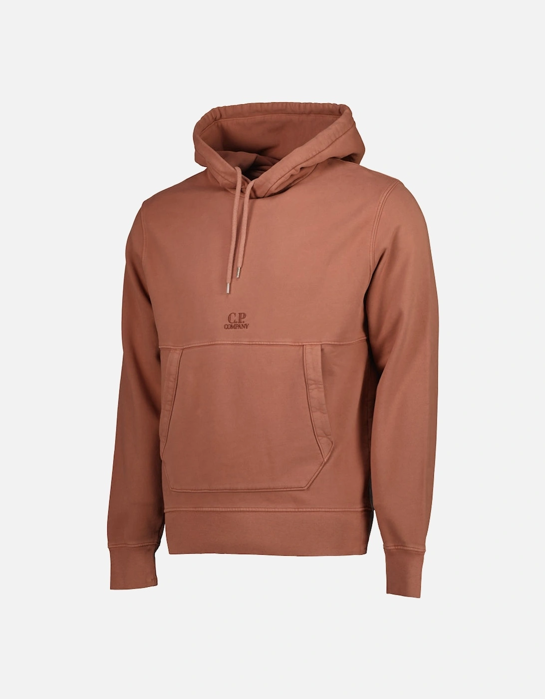 Brushed Fleece Resist Dyed Logo Hoodie