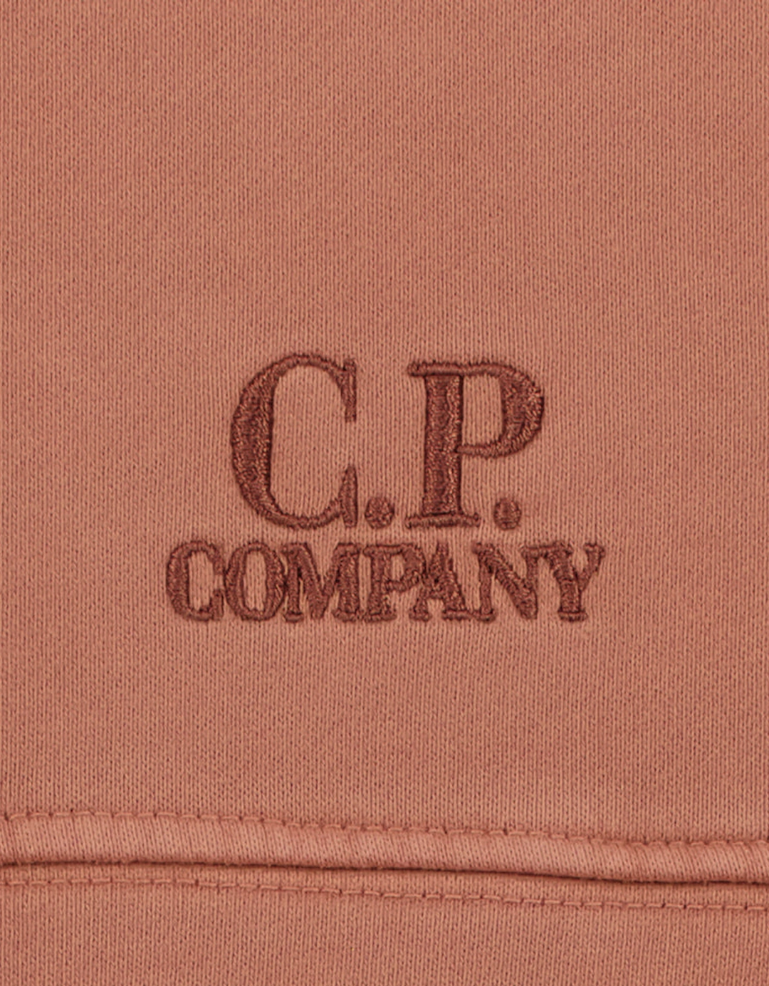 Brushed Fleece Resist Dyed Logo Hoodie