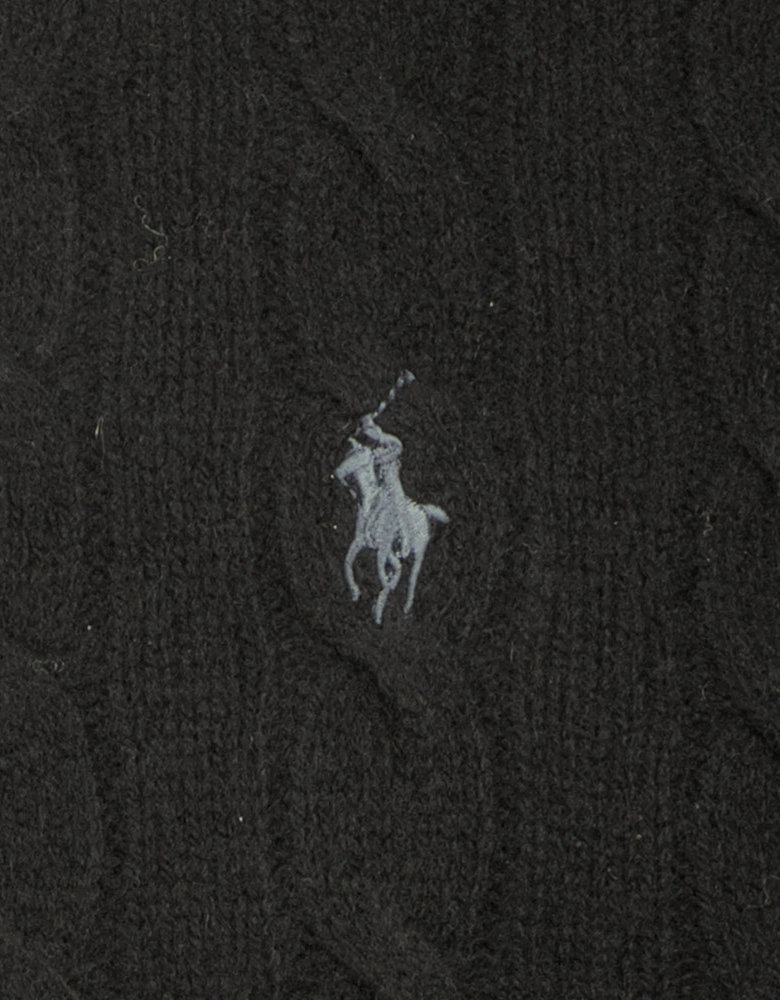 Cable-Knit Wool/Cashmer Jumper