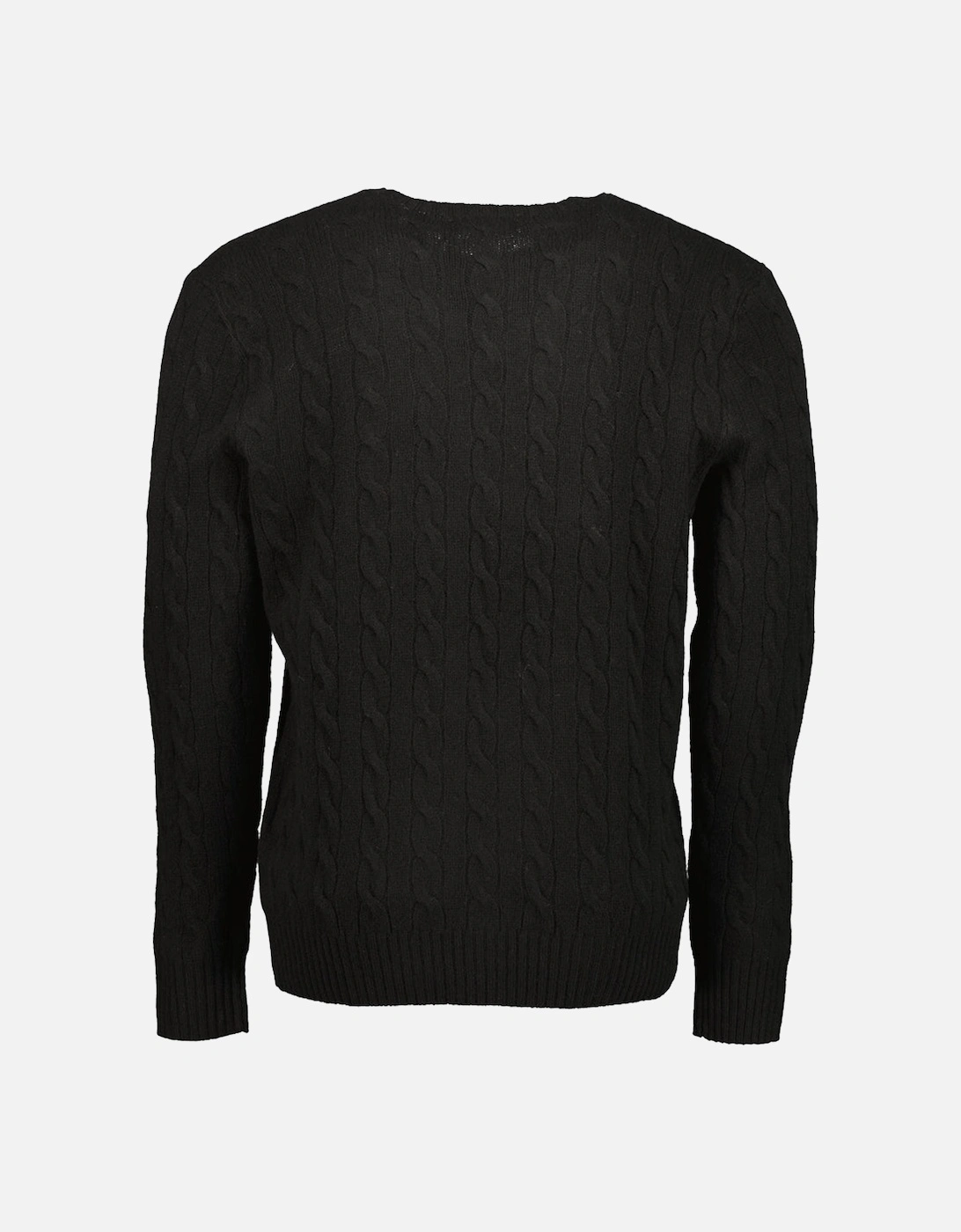 Cable-Knit Wool/Cashmer Jumper