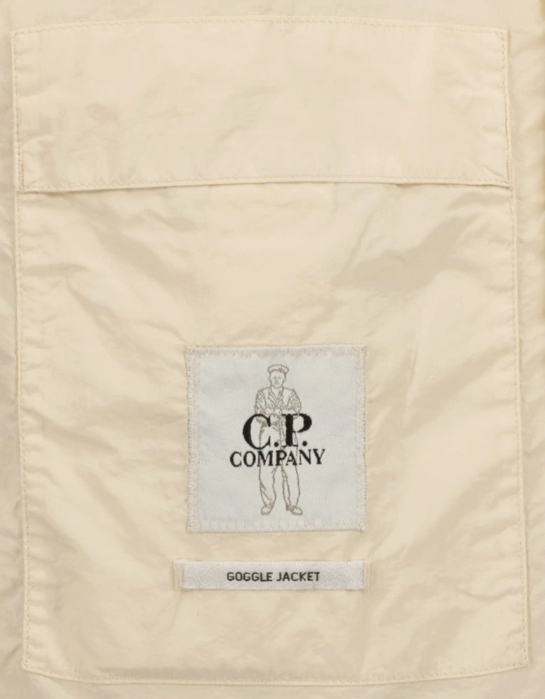 Flatt Nylon Goggle Hooded Overshirt Jacket