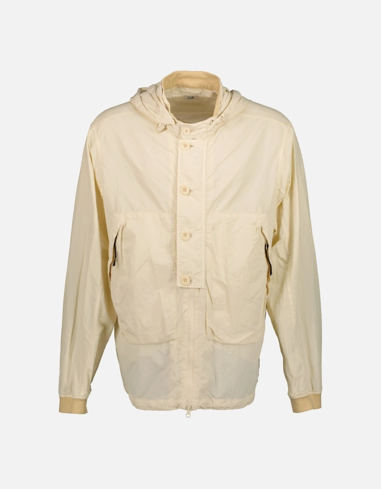 Flatt Nylon Goggle Hooded Overshirt Jacket