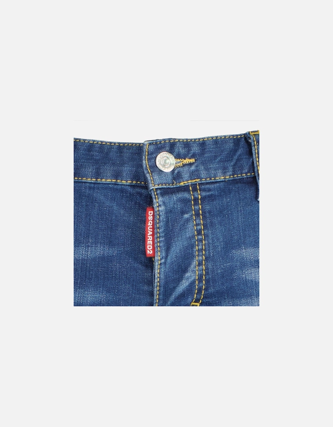 Distressed Denim Slim Jeans