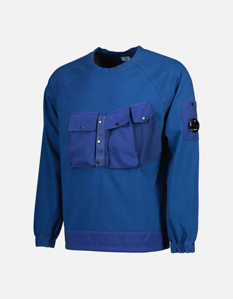 Mixed Heavy Jersey Lens Sweatshirt