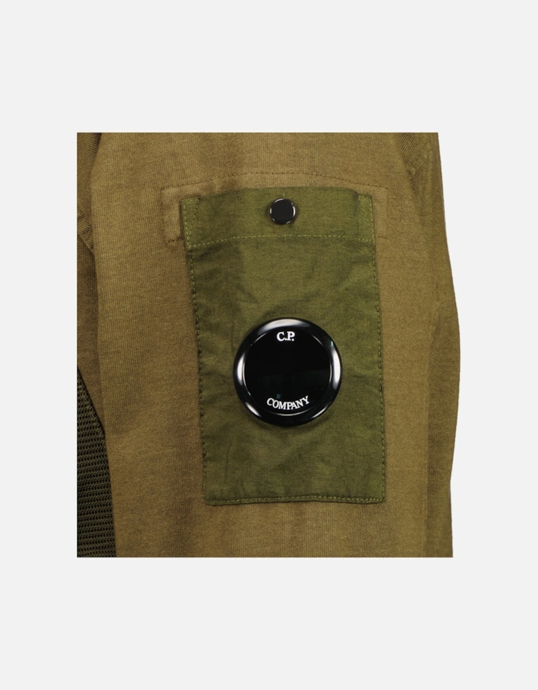 Mixed Heavy Jersey Lens Sweatshirt