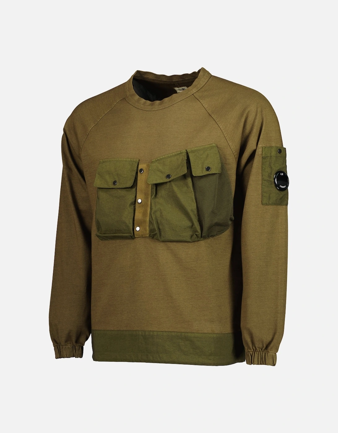 Mixed Heavy Jersey Lens Sweatshirt