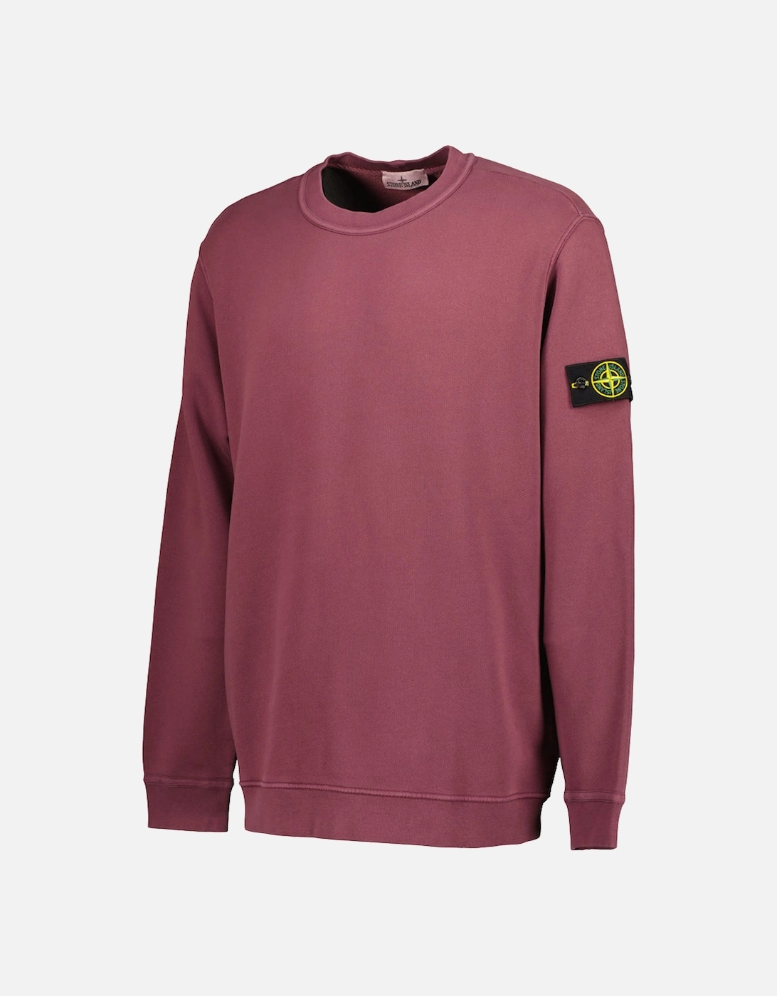 Diagonal Fleece 'Old' Effect Sweatshirt