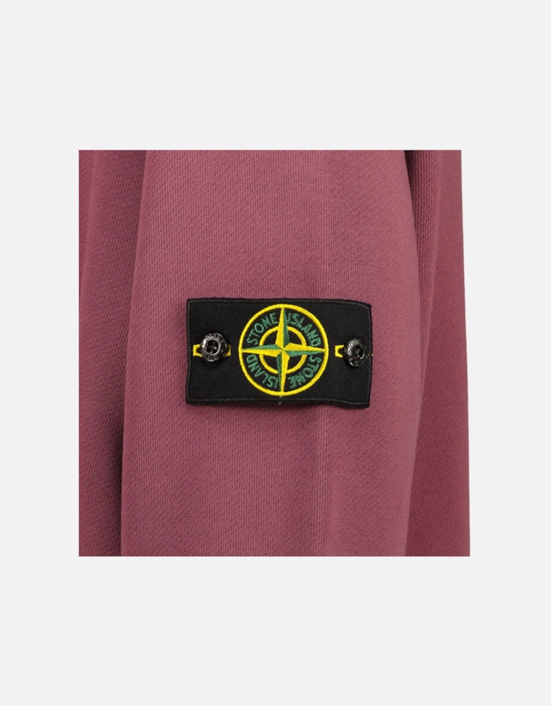 Diagonal Fleece 'Old' Effect Sweatshirt