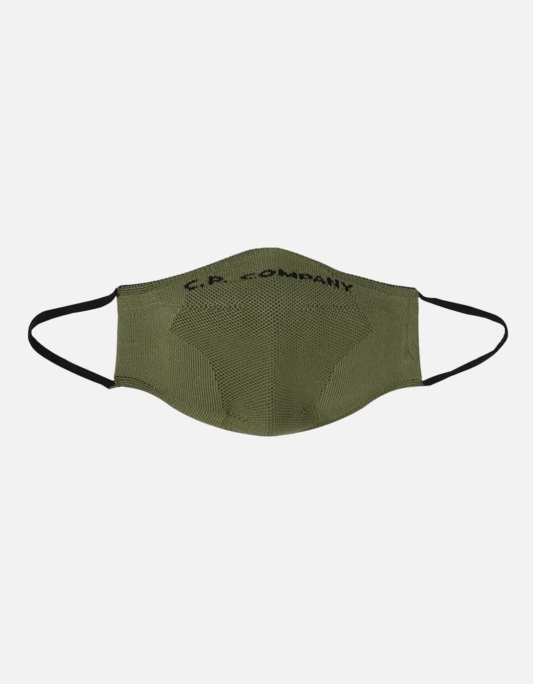 Cp Company Men's Green Dryarn Face Mask - Size: Uni