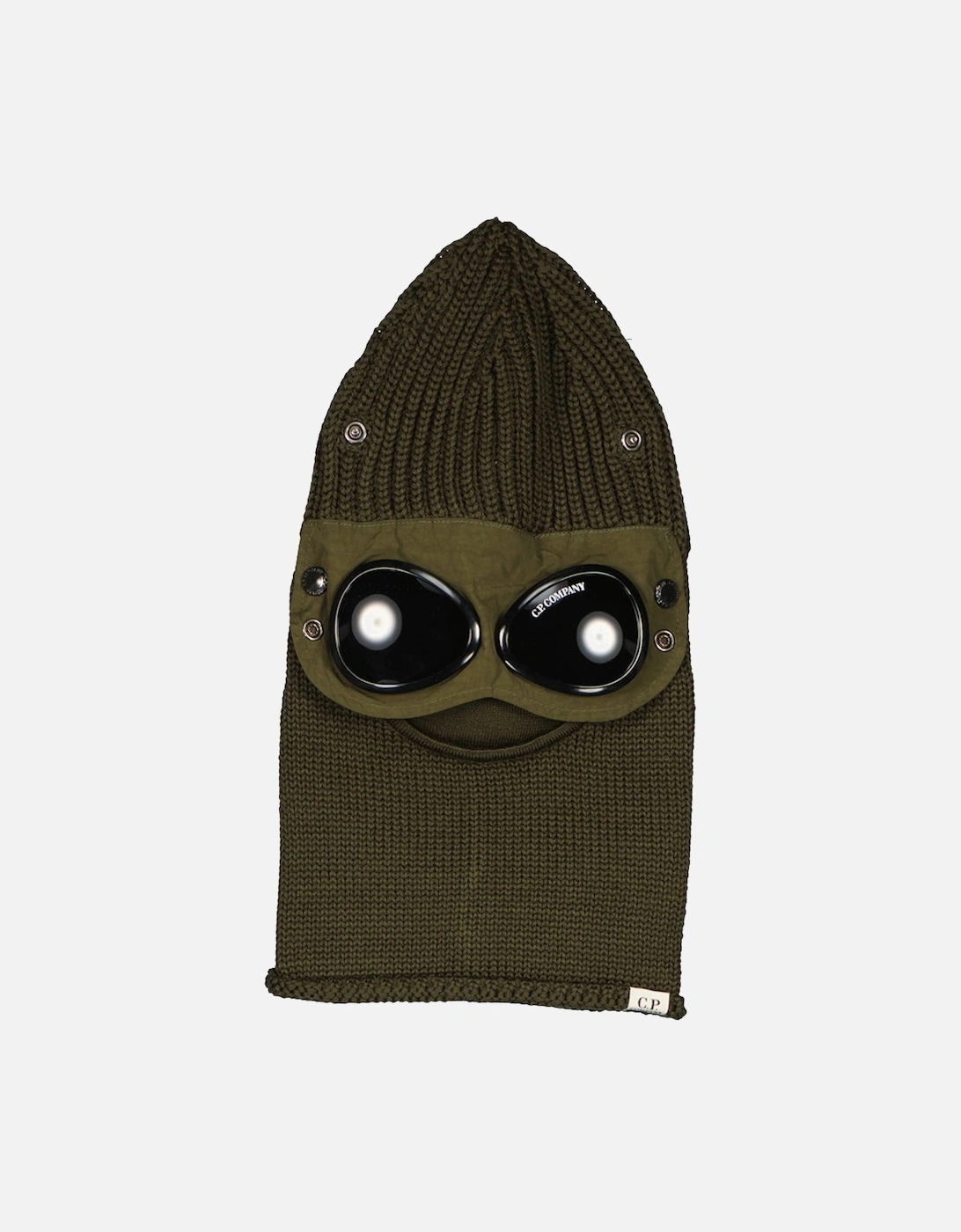 CP Company CP Company Men's Knitted Goggle Ski Mask - Green