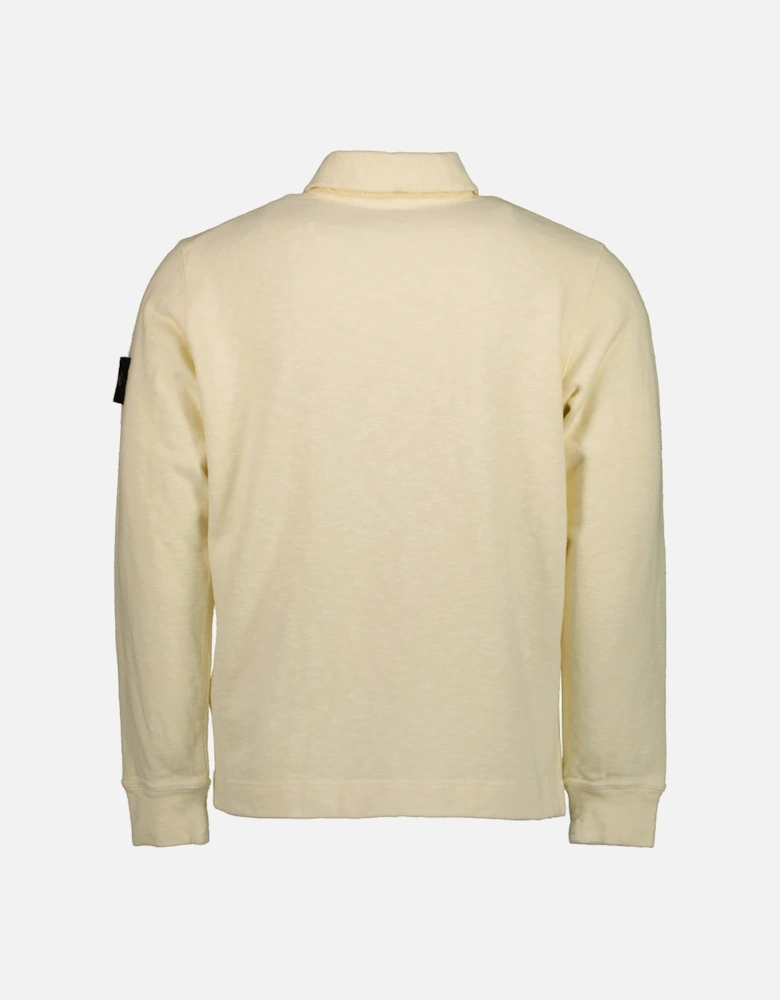 Vanisé Brushed Heavy Cotton Jersey Polo Sweatshirt