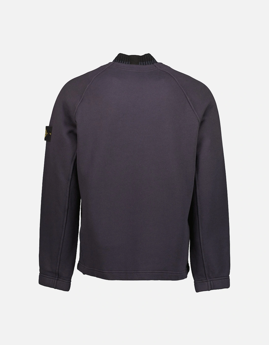 Organic Cotton Diagonal Fleece Sweatshirt