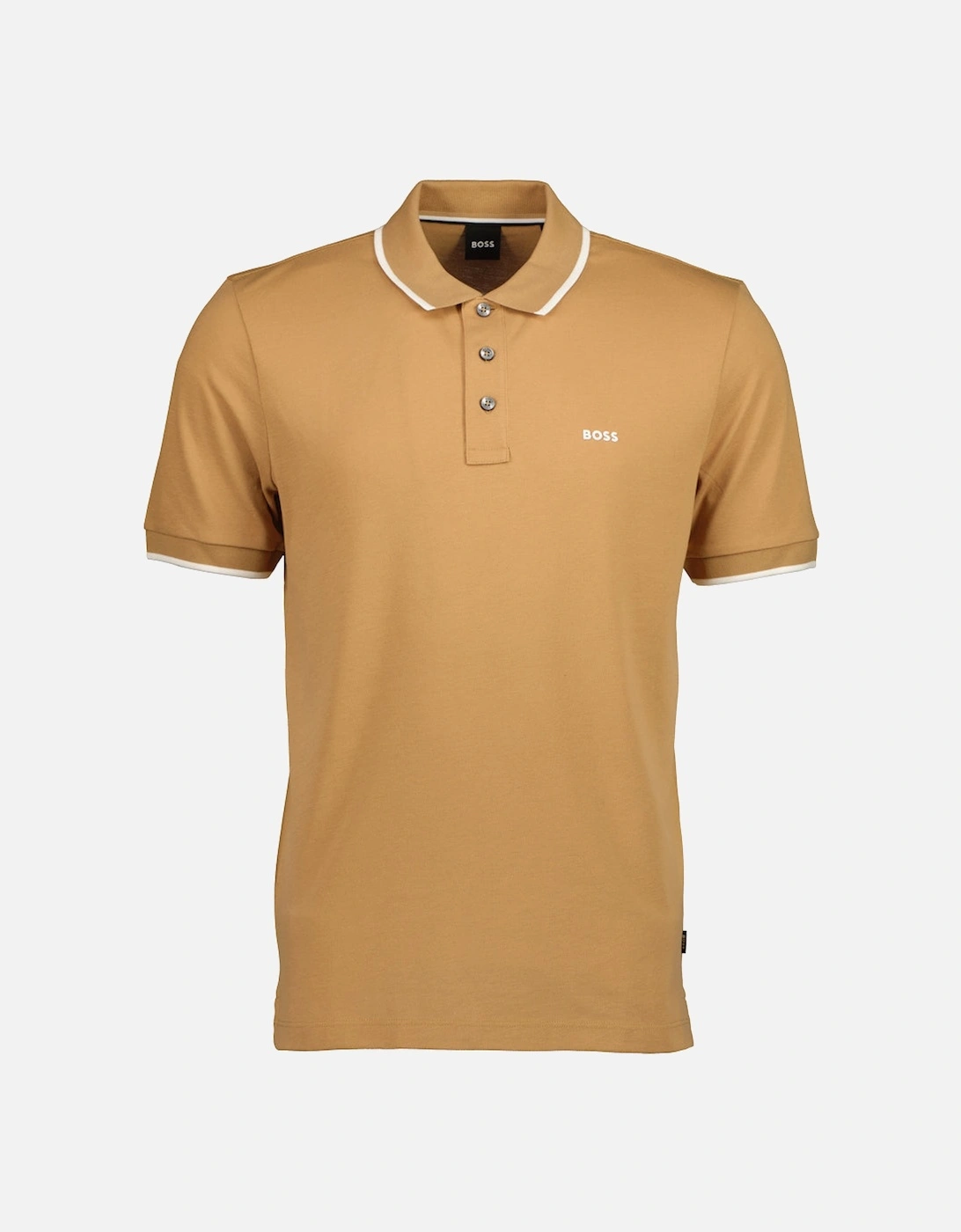 Hugo Boss Men's Brown Parlay 190 Logo Polo Shirt - Size: 44