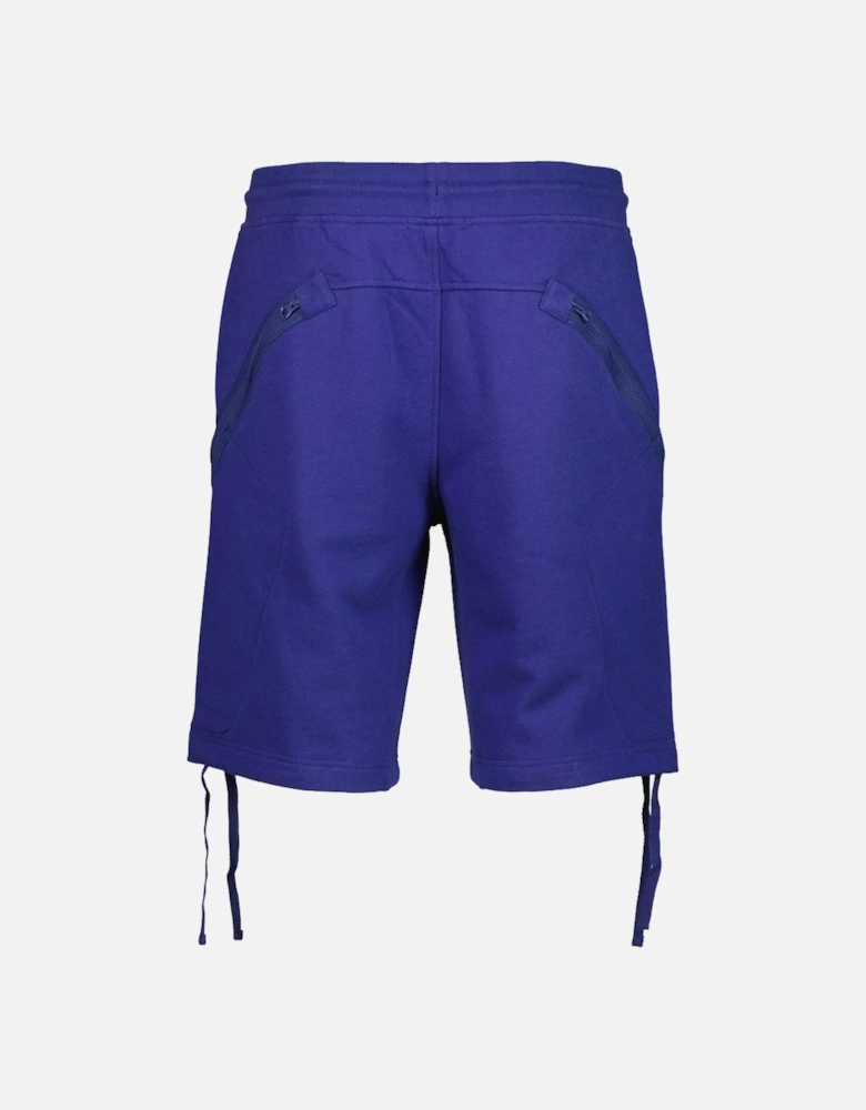 Diagonal Fleece Lens Sweat Shorts