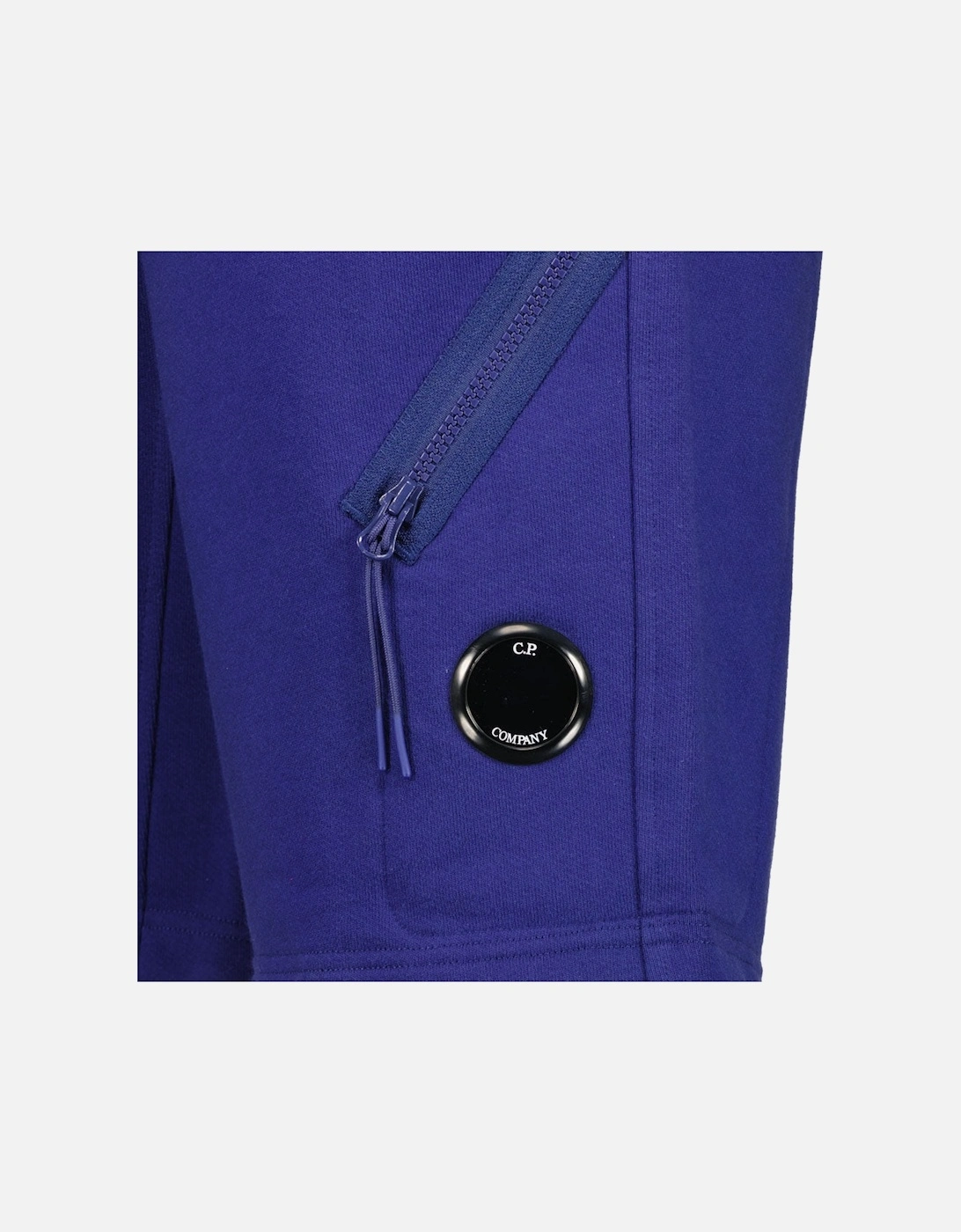 Diagonal Fleece Lens Sweat Shorts