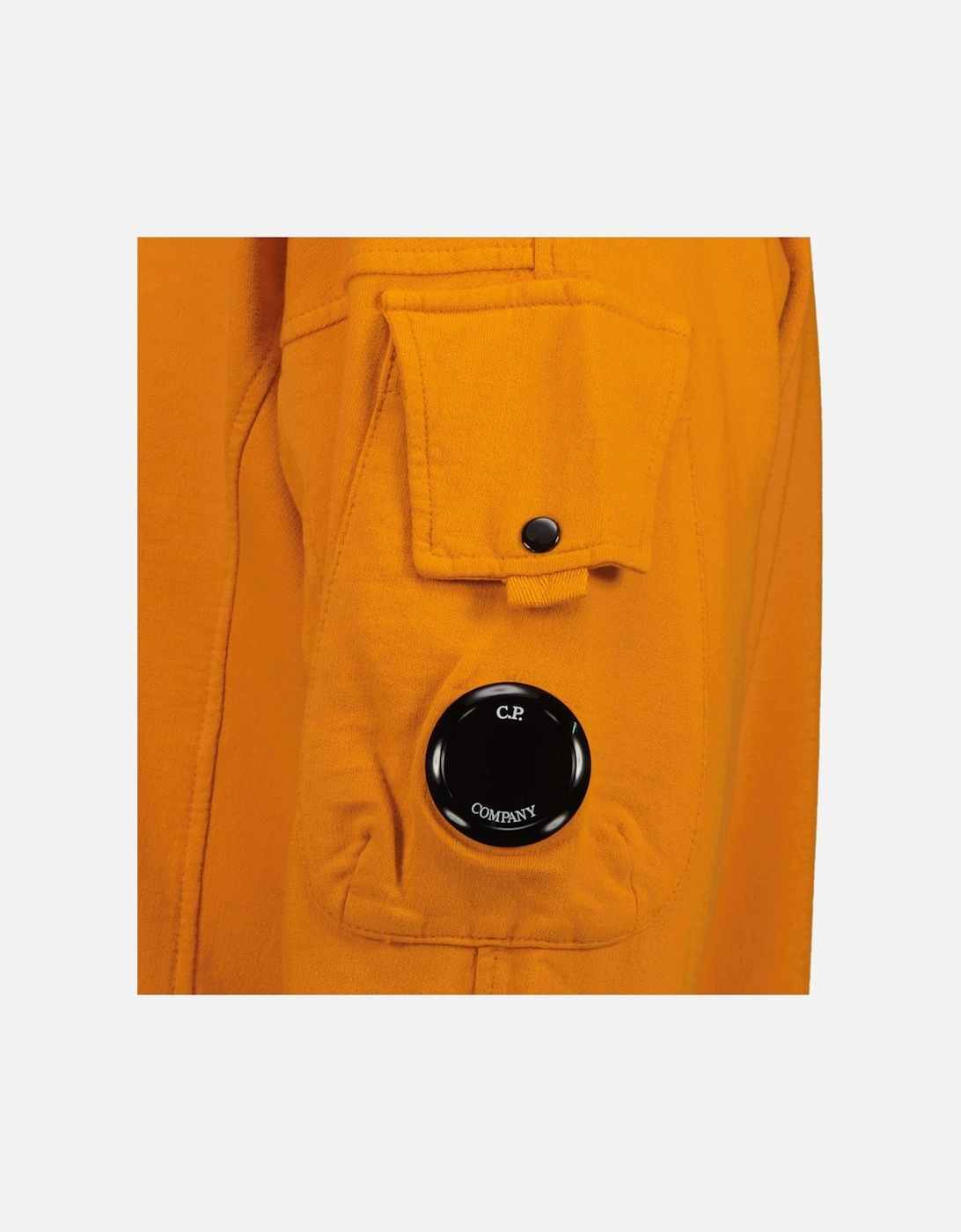 Light Fleece Polo Collar Lens Sweatshirt