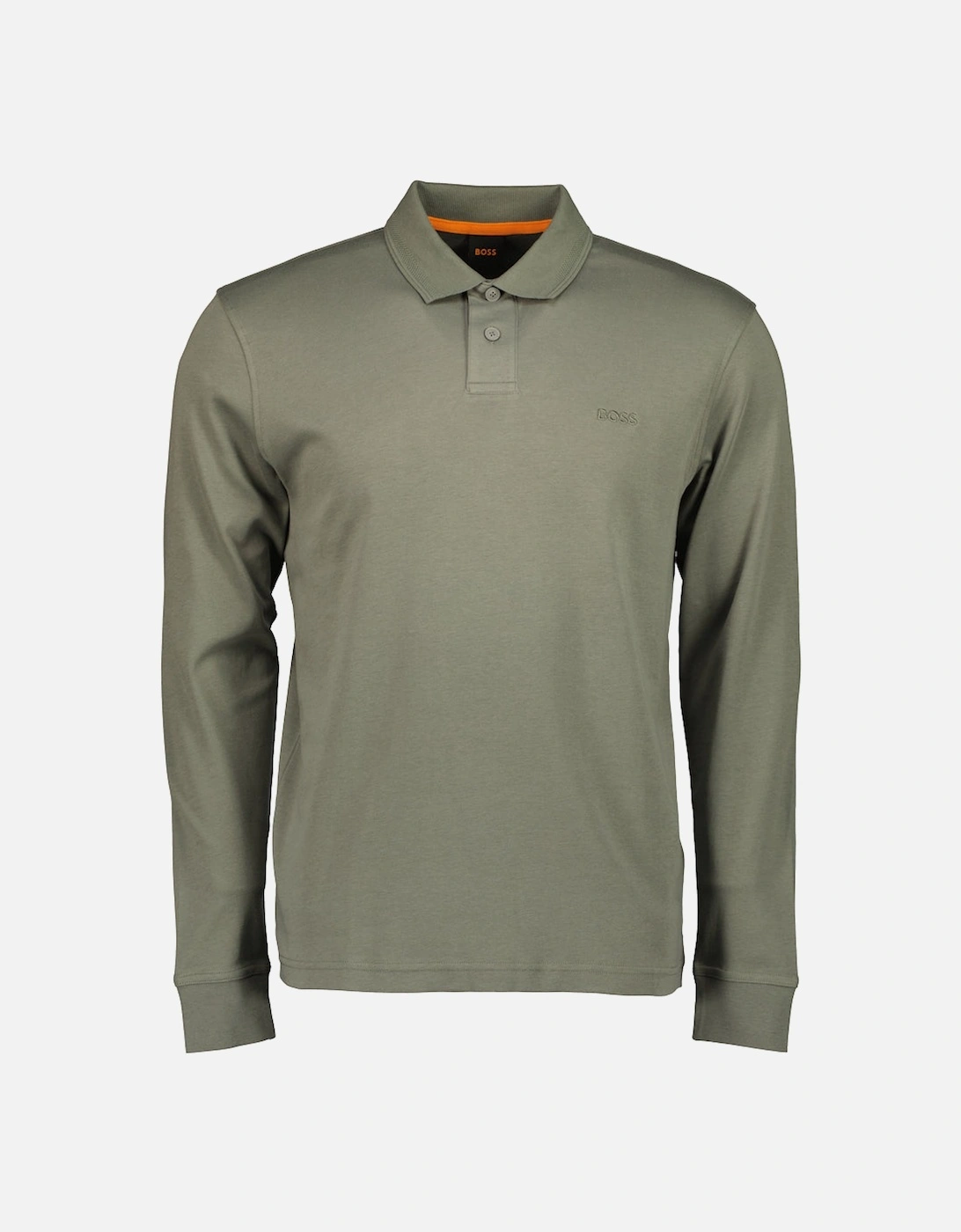 PE Interlock Long Sleeve Logo Patch Polo, 3 of 2