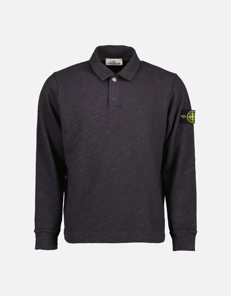 Vanisé Brushed Heavy Cotton Jersey Polo Sweatshirt