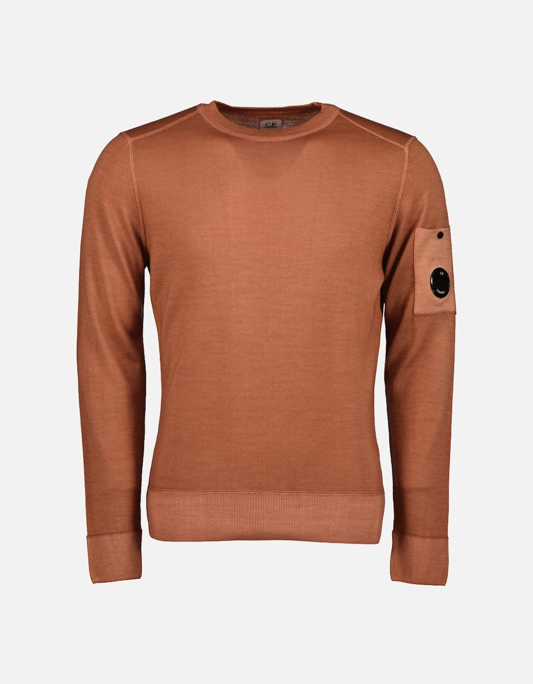 Merino Wool Crewneck Lens Knit, 5 of 4