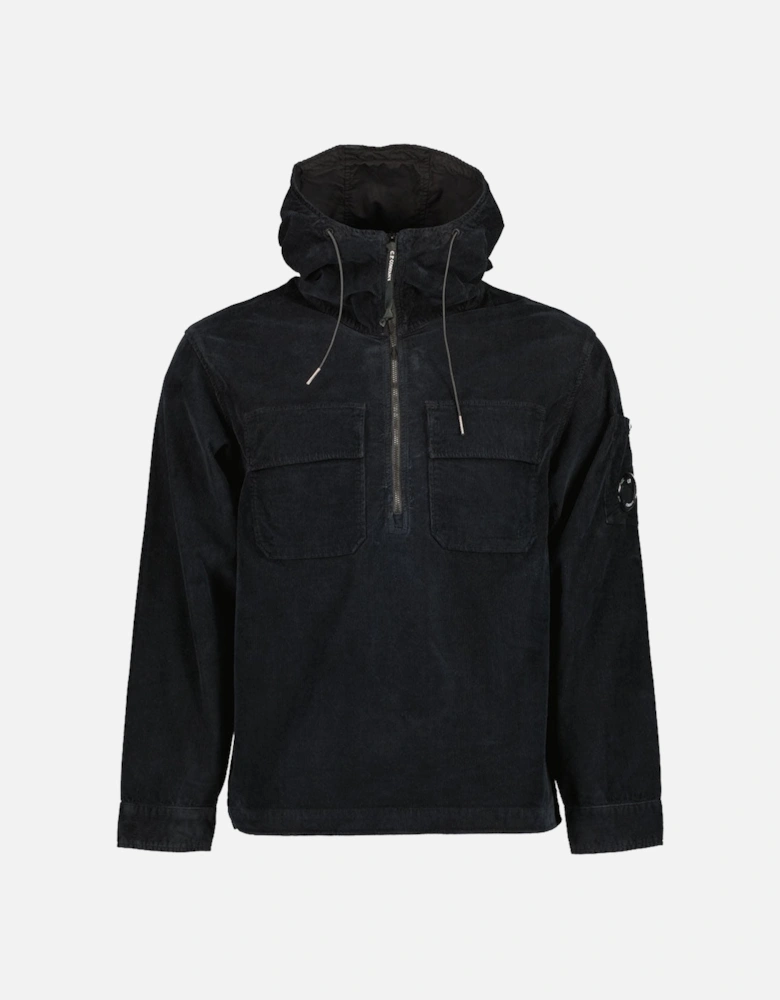 Stretch Corduroy Hooded Lens Overshirt