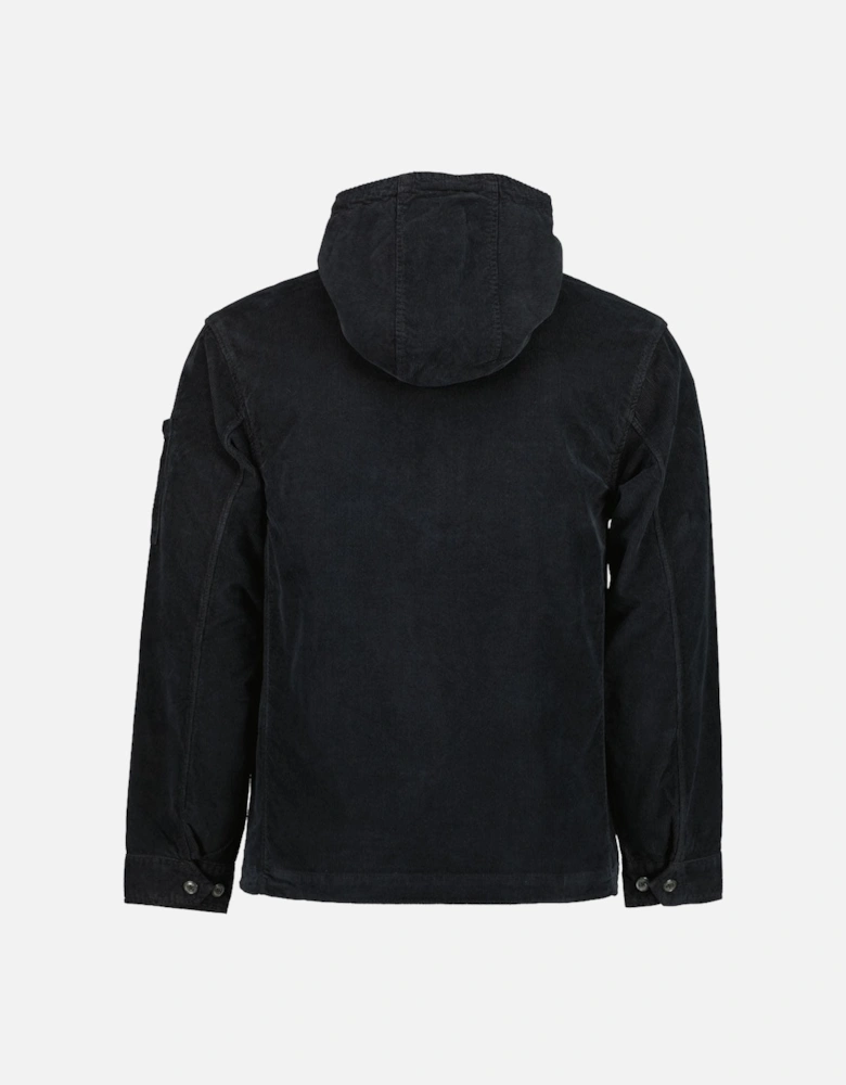 Stretch Corduroy Hooded Lens Overshirt
