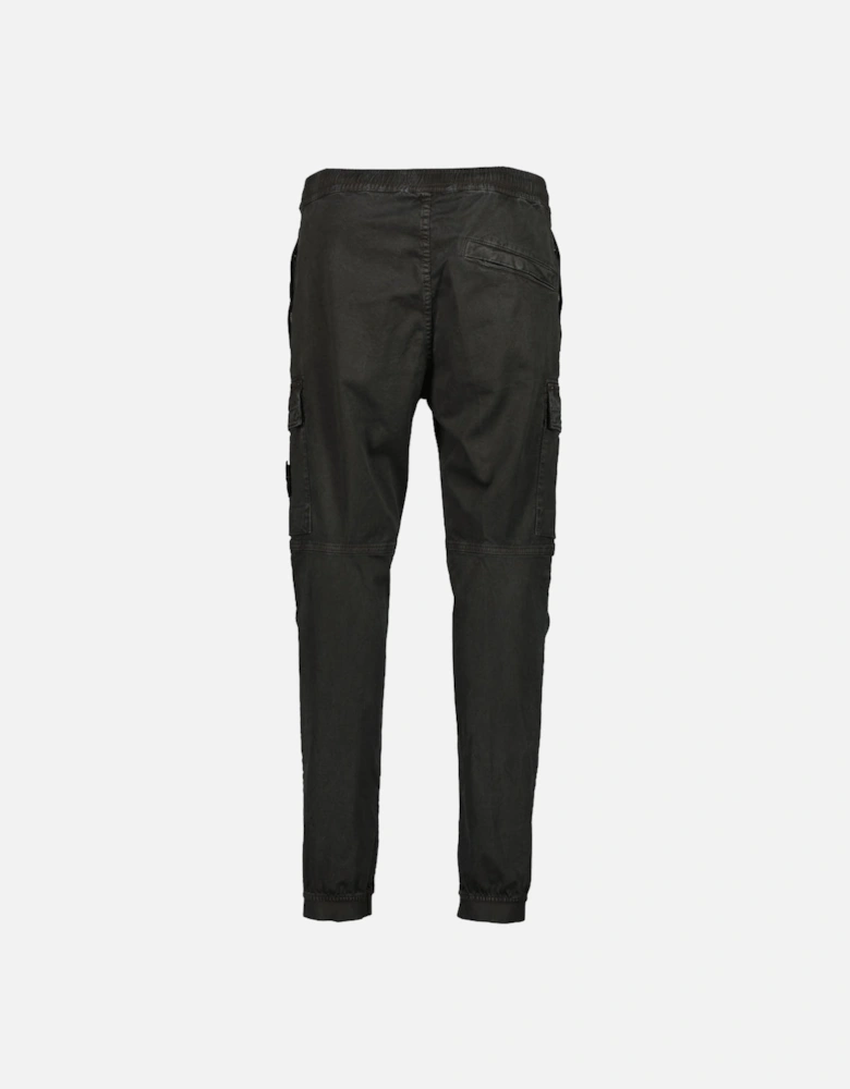Stretch Cotton 'OLD' Effect Cargo Pants