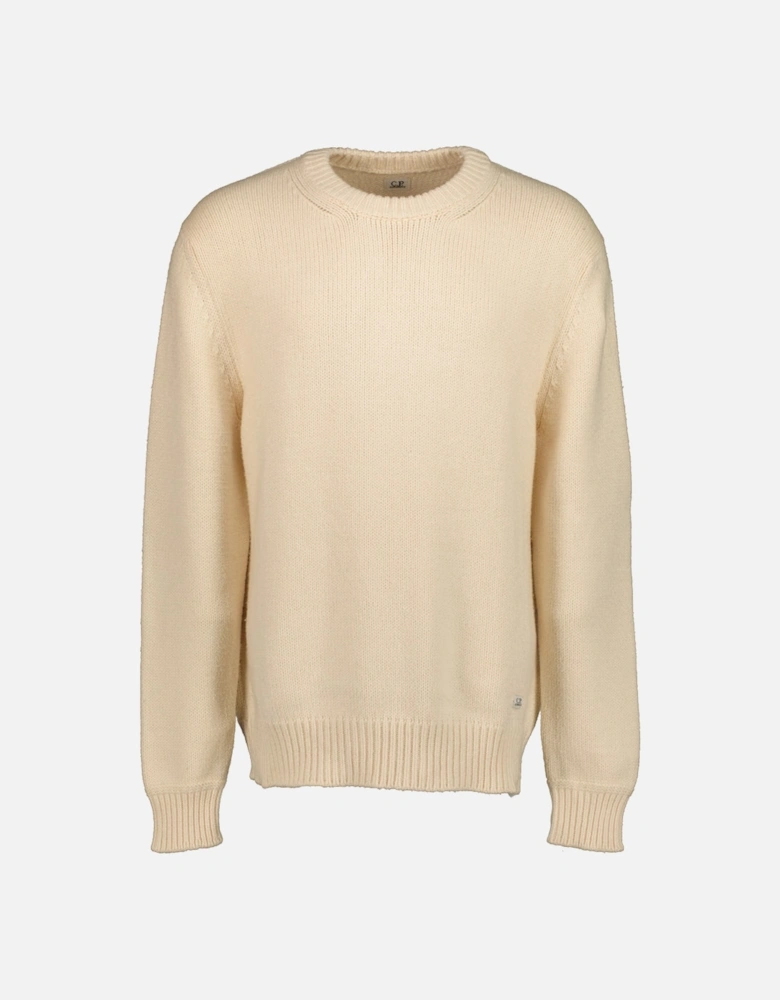 Cotton/Nylon Crewneck Jumper