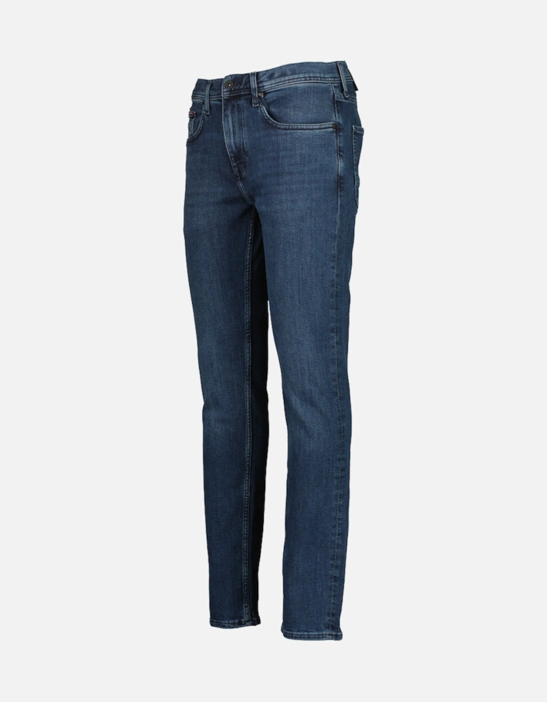 Denton Stretch Straight-Fit Jeans