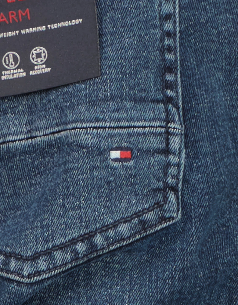 Denton Stretch Straight-Fit Jeans